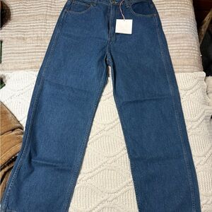 B SIDES Plein High Straight Jeans